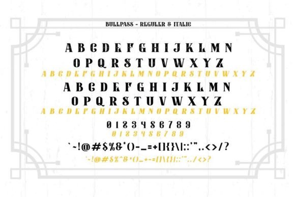 Bullpass Font - Preview 1