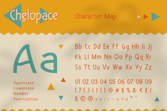 Chelopace Font - Preview 1