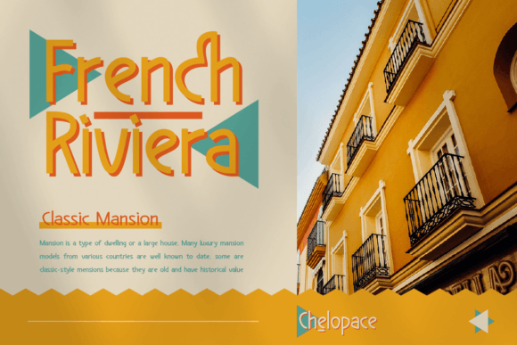 Chelopace Font - Preview 6