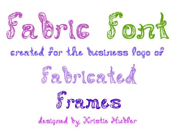 Fabric Font - Preview 1