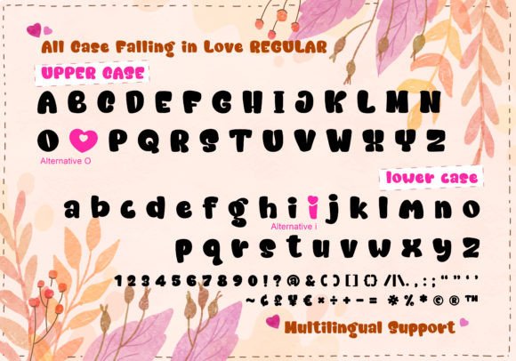 Falling in Love Font - Preview 1