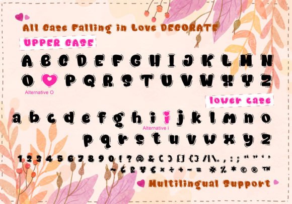 Falling in Love Font - Preview 2