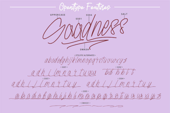 Grace Moretza Font - Preview 1