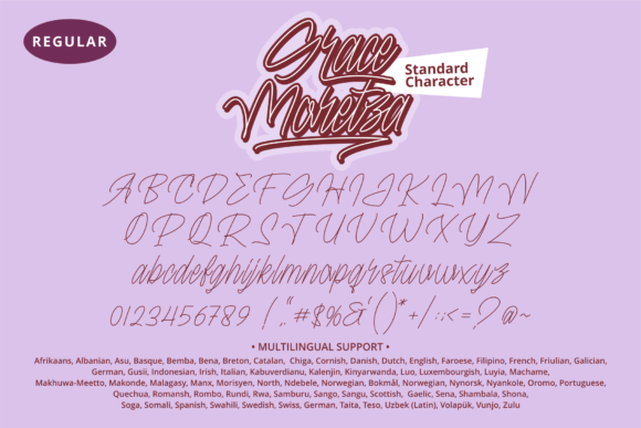 Grace Moretza Font - Preview 2