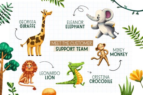 Jungle Paradise Font PNG with transparent background - Preview 2