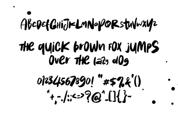 Kebalik Brush Font PNG with transparent background - Preview 1