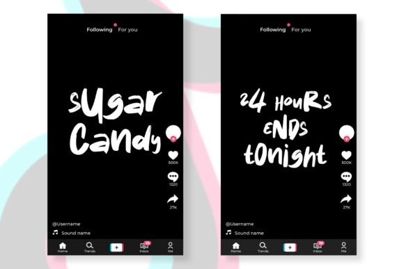 Kebalik Brush Font PNG with transparent background - Preview 5