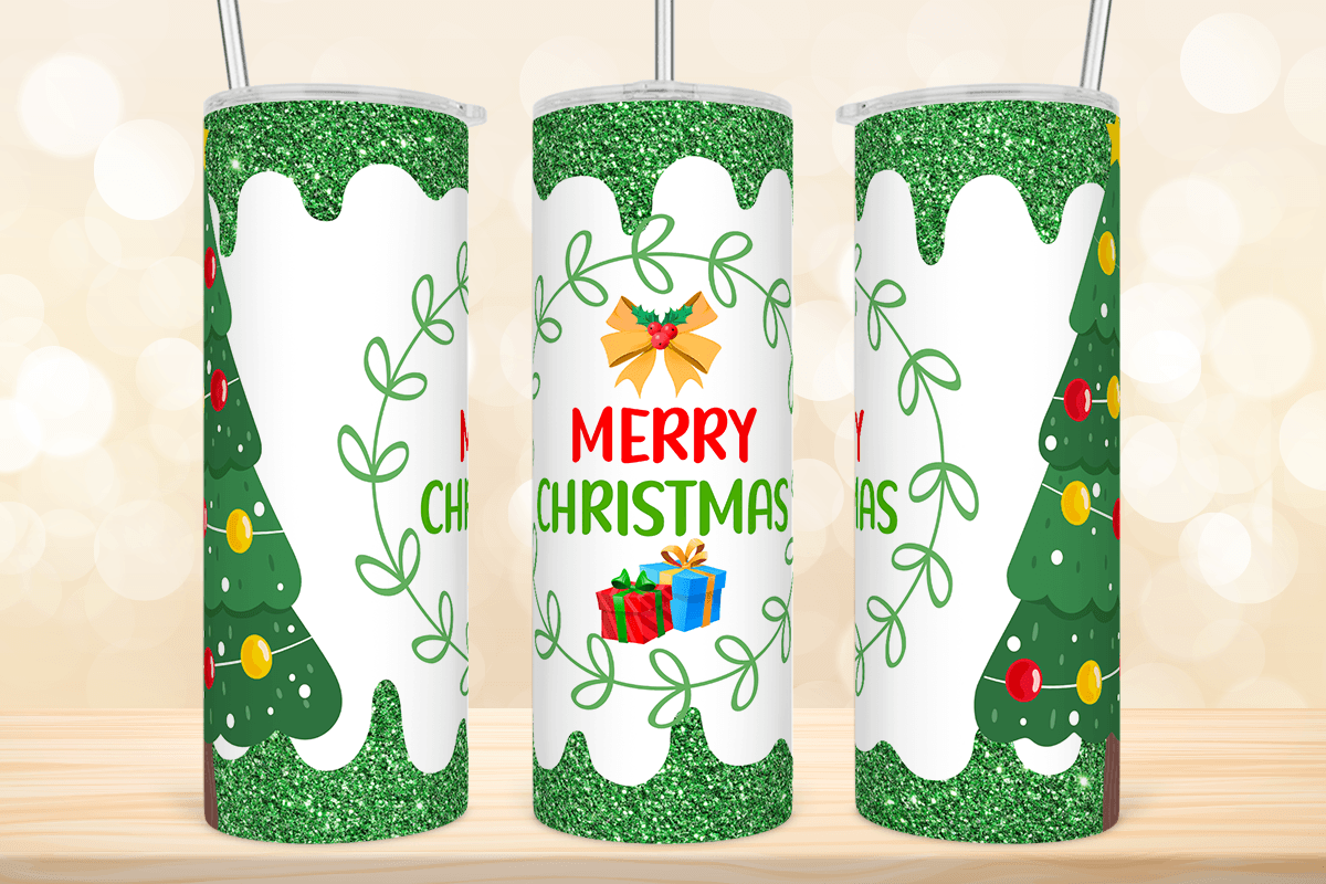 Merry Christmas 20Oz Tumbler Wrap Graphic by TINTIN Design · Creative ...