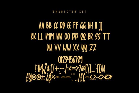 Palengo Font PNG with transparent background - Preview 5