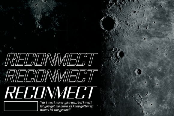 Reconnect Font PNG with transparent background - Preview 6