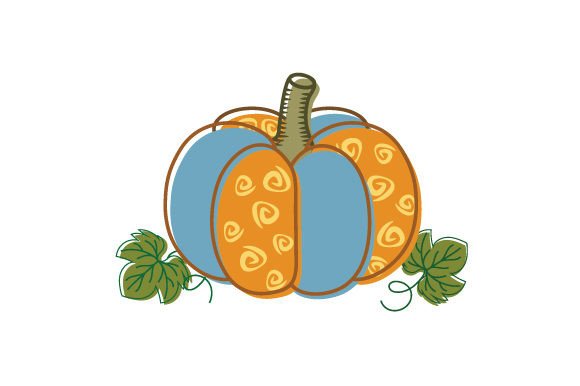 Retro Groovy Pumpkin