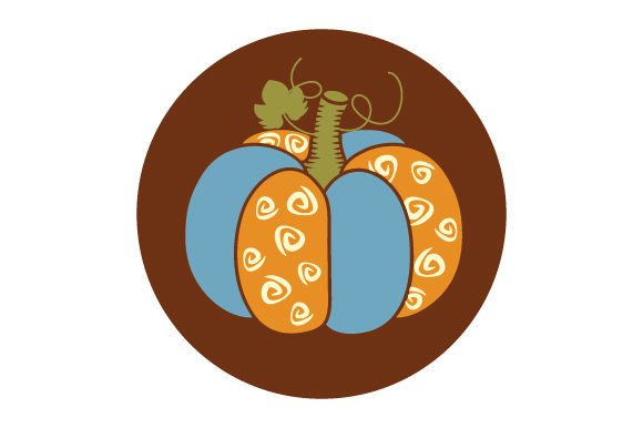 Retro Groovy Pumpkin