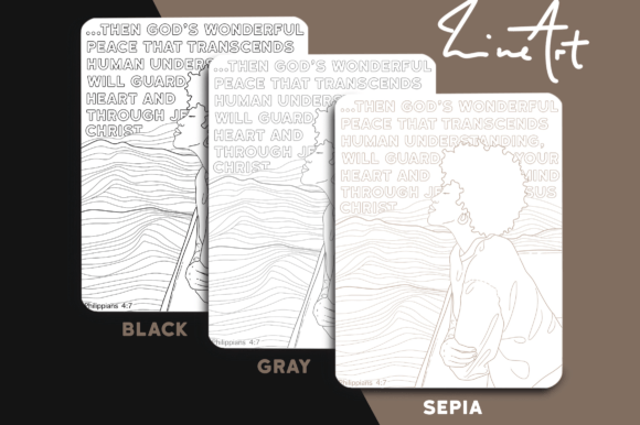 African American Bible Verse Coloring