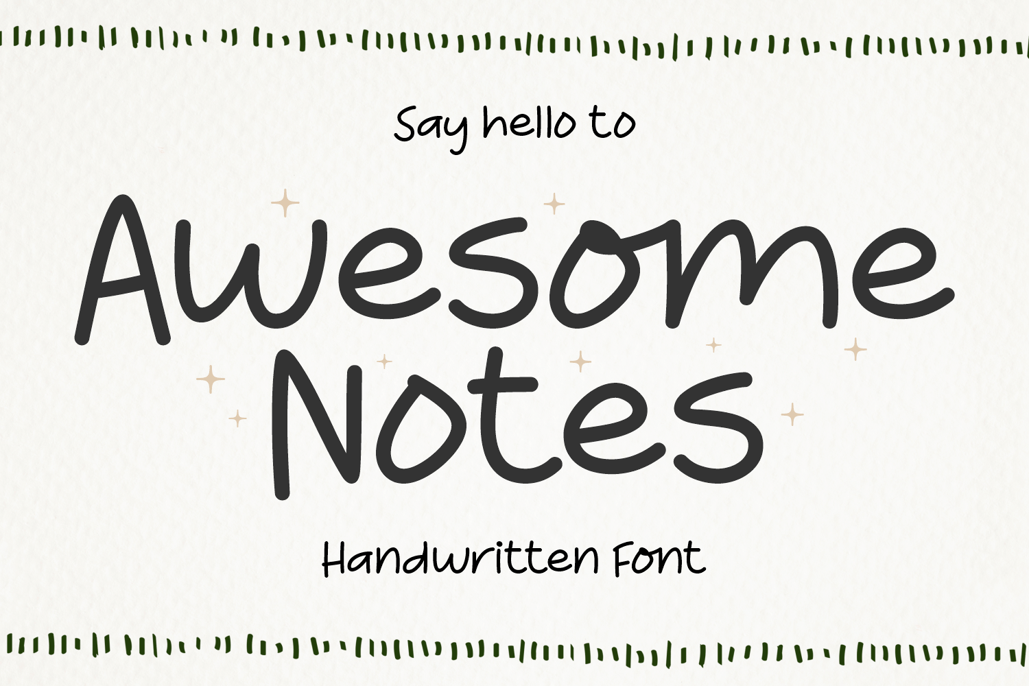 Awesome Notes Font by Situjuh · Creative Fabrica
