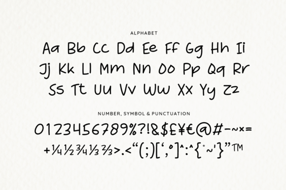 Awesome Notes Font - Preview 5