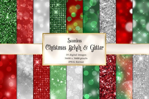 Christmas Bokeh and Glitter Textures