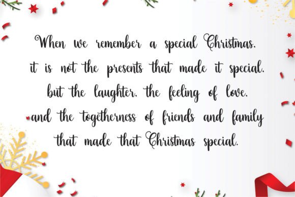 Christmas Font - Preview 1