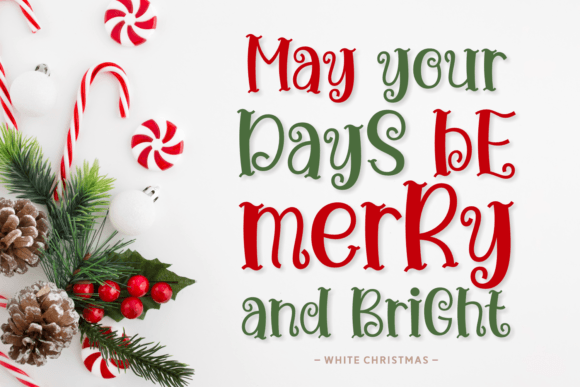 Christmas Ho Ho Ho Font PNG with transparent background - Preview 1