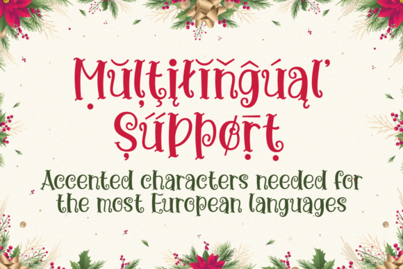 Christmas Ho Ho Ho Font PNG with transparent background - Preview 5