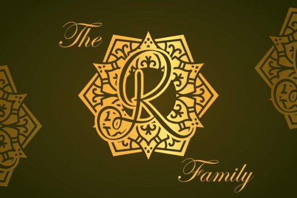 Clove Mandala Monogram Font - Preview 1