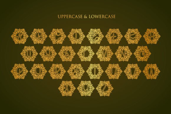 Clove Mandala Monogram Font - Preview 2