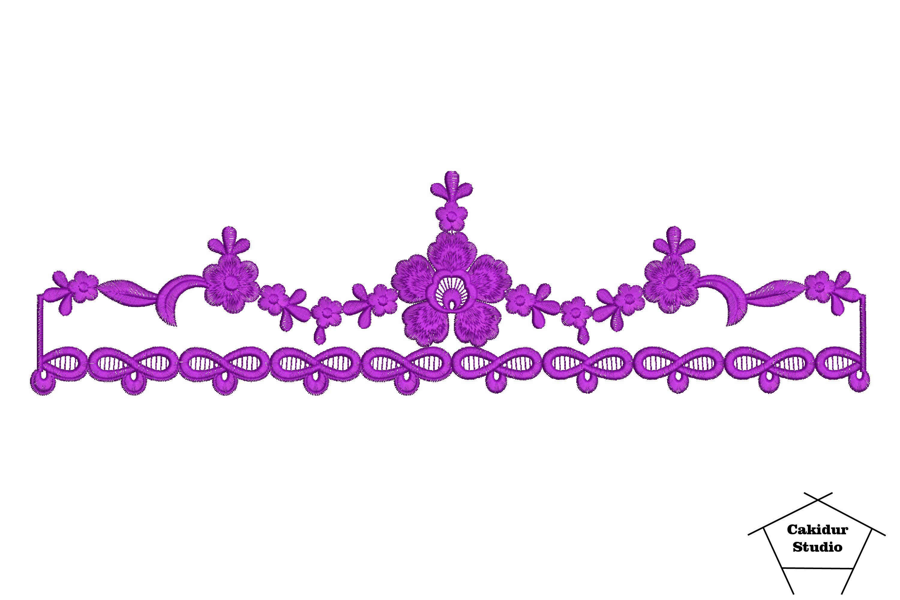 Coupled Flowers Border