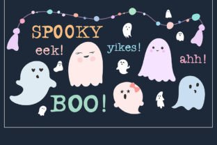 Cute Ghosts Bundle SVG Graphic by George Khelashvili · Creative Fabrica