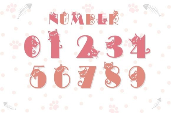 Cute Little Cat Font - Preview 2