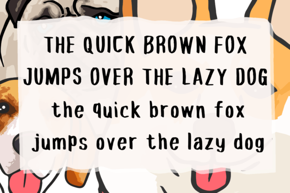 Dog Doggie Doc Font - Preview 3