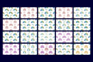 Glam Rainbow Seamless Pattern Graphic by Forhadx5 · Creative Fabrica