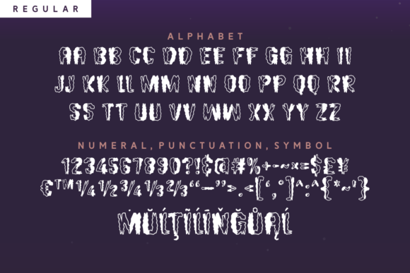 Gloria Night Font - Preview 4