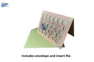 Hap-bee Birthday Insert Card SVG · Creative Fabrica