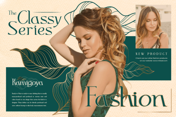 Kamigoya Font font preview - 6