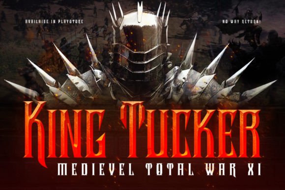 King Tucker Font PNG with transparent background - Preview 2