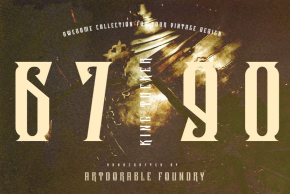 King Tucker Font PNG with transparent background - Preview 6
