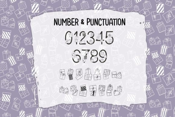 Little Gifts Font PNG with transparent background - Preview 2