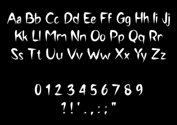 Make Me Frostie Font PNG with transparent background - Preview 4