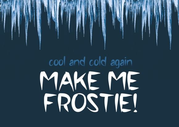 Make Me Frostie Font PNG with transparent background - Preview 1