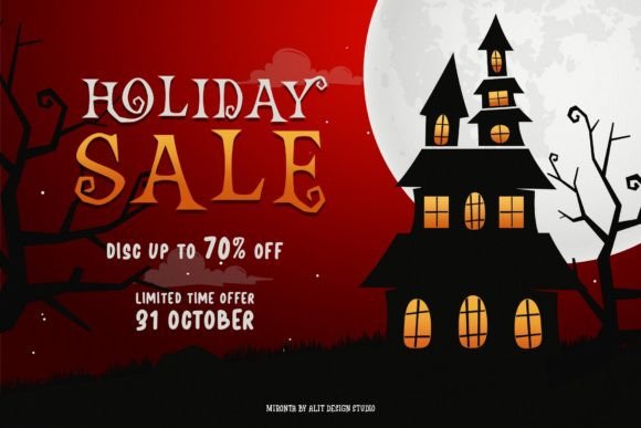 Mironta Font PNG with transparent background - Preview 5
