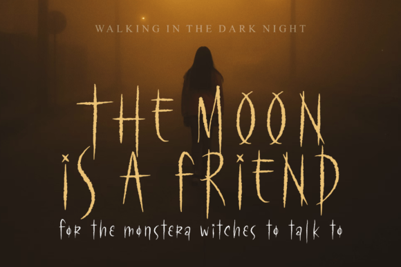Monstera Witches Font font preview - 1