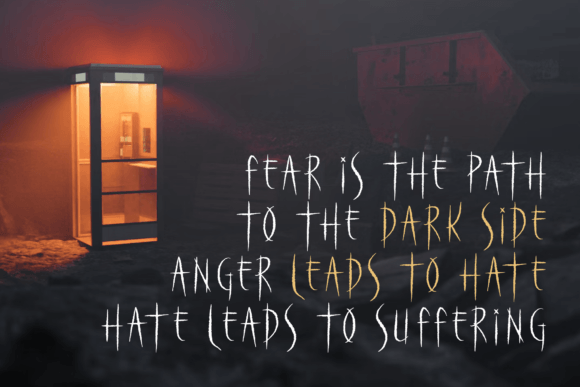 Monstera Witches Font font preview - 2