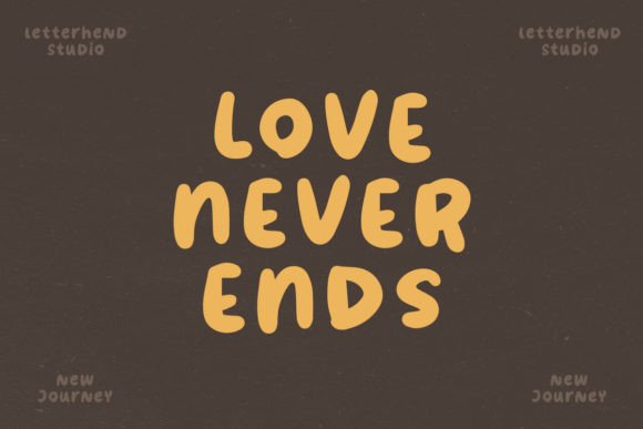 New Journey Font PNG with transparent background - Preview 1