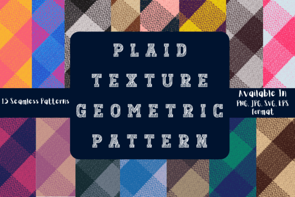 Plaid Texture Geometric Pattern