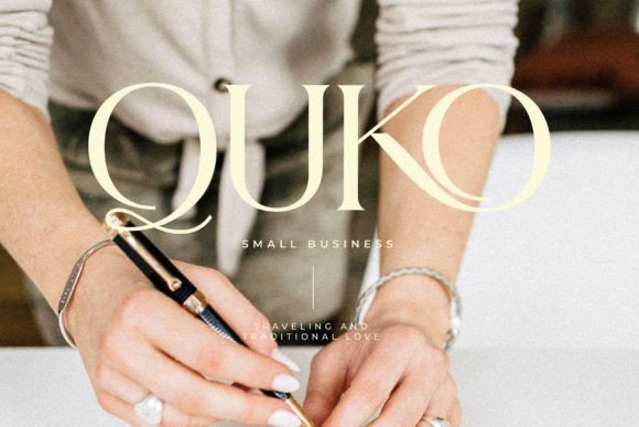 Quillen Font font preview - 6
