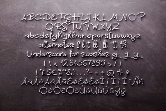Rathgar Stencil Font PNG with transparent background - Preview 1