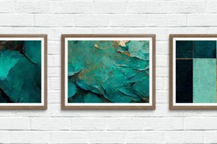 Super Luxe Teal and Gold Digital Paper Graphic by skritchstudio ...