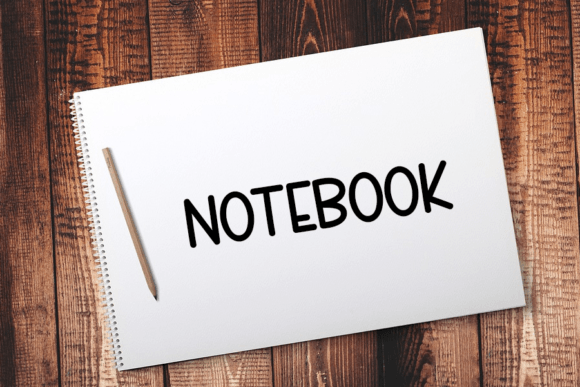 Homework Font Font PNG with transparent background - Preview 2