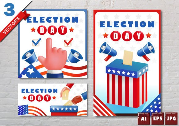Election Day Flyer Graphic Illustrations By Kevyn Creative