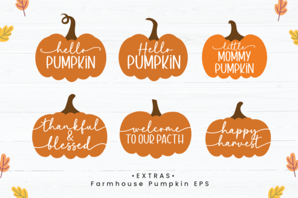Farmhouse Pumpkin Font - Preview 5