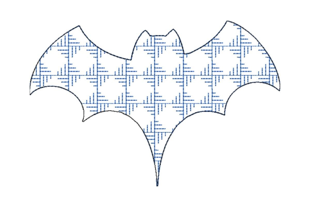 Japanese Sashiko Shape Bat